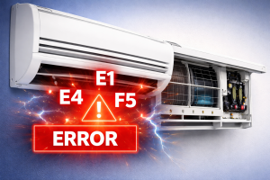 Hình ảnh điều hòa báo lỗi