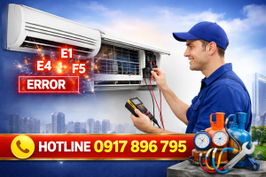 Sửa điều hòa báo lỗi tại nhà Hà Nội
