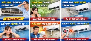 Các hình ảnh điều hòa cần vệ sinh ngay
