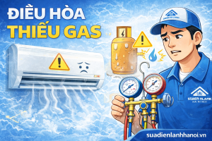 Điều hòa thiếu gas