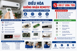 Các nguyên nhân điều hòa không nhận remote
