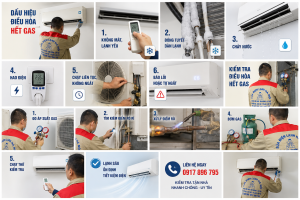 Dấu hiệu điều hòa hết gas