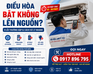 Thợ sửa điều hòa không lên nguồn tại Hà Nội