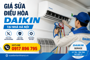 Giá sửa điều hòa Daikin tại nhà Hà Nội hotline 0917 896 795