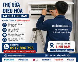Sửa điều hòa tại Linh Đàm