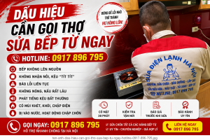 Dấu Hiệu Cần Gọi Thợ Sửa Bếp Từ Ngay – Hotline 0917 896 795