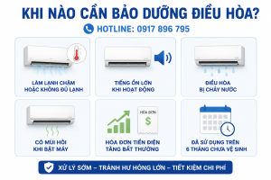 Khi Nào Cần Bảo Dưỡng Điều Hòa?